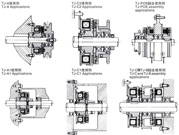 电磁制动器安装示意图