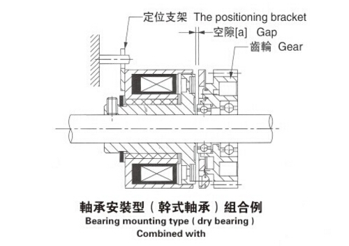 微型电磁制动器安装图