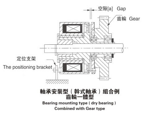 微型电磁制动器安装图